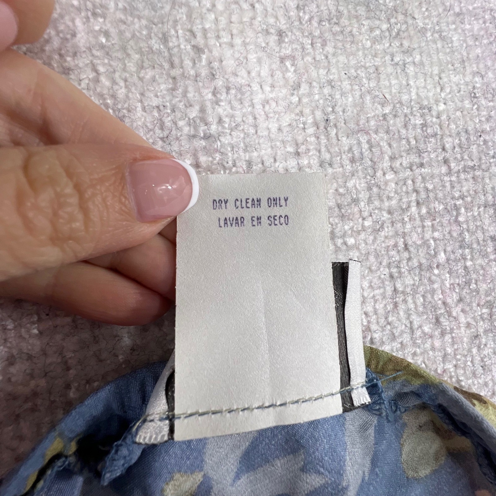 Via Sant Andrea Floral Maxi Skirt Blue A-Line Rayon Cottagecore Y2K Size 16T