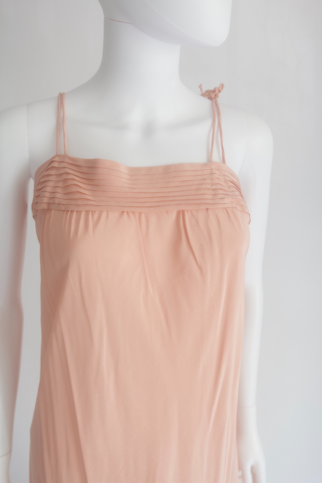 Light Pink Vintage Spaghetti Strap Dress