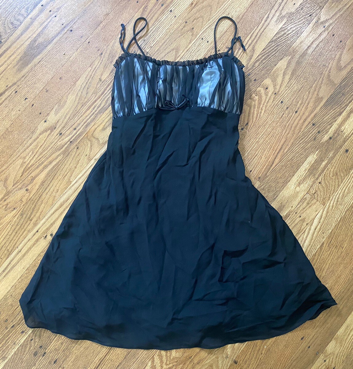 1970s/80s Sexy In-XS Antonio Enne MINI Chiffon Cocktail Dress,size 7