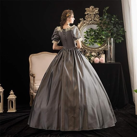 Rococo Dress Exquisite Handcrafted Marie Antoinette-Inspired Court Ball Gown