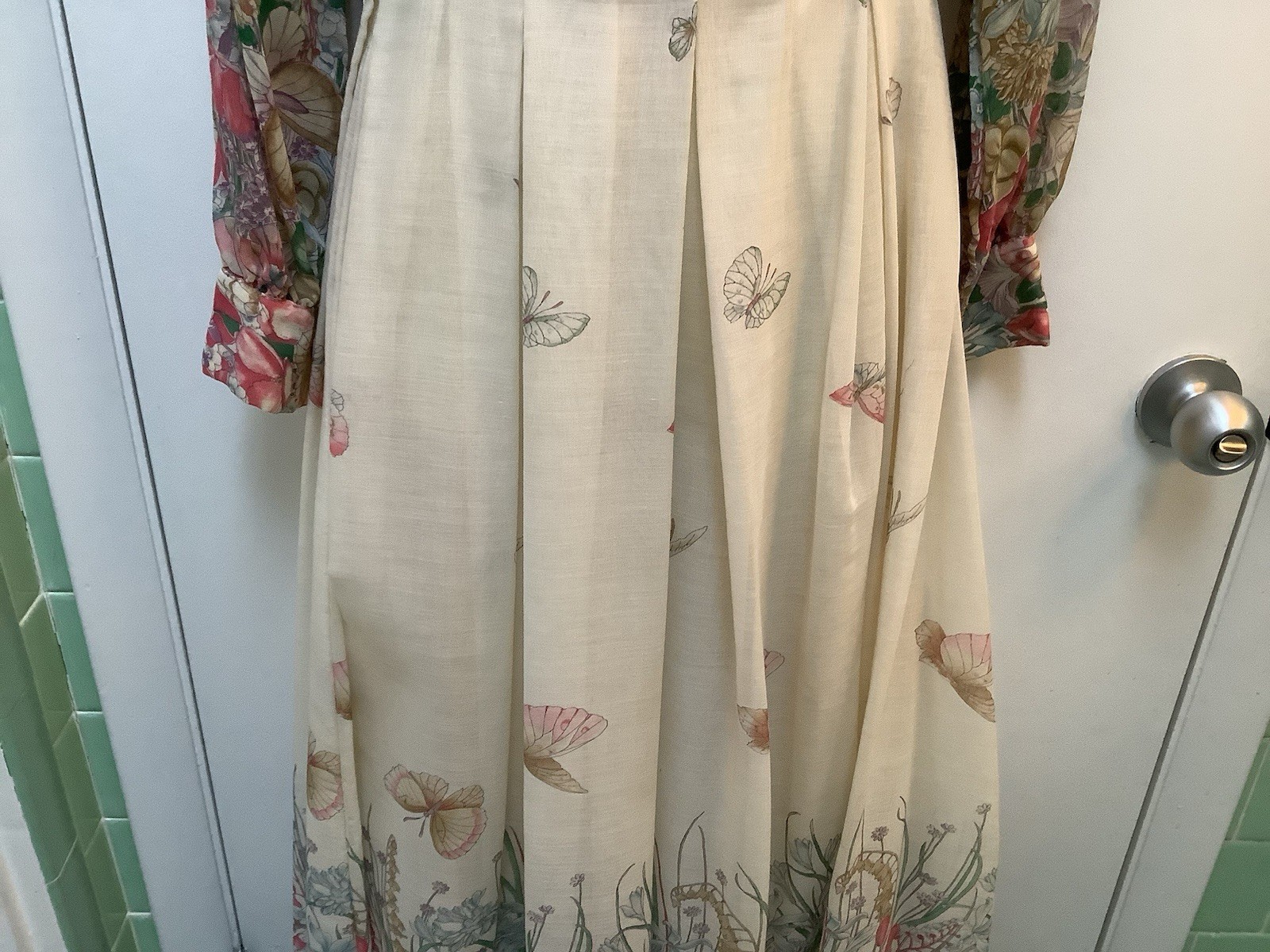 Vintage 1960s/70s Avalon Classics Spring Floral Maxi Dress, Prairie, Cottagecore