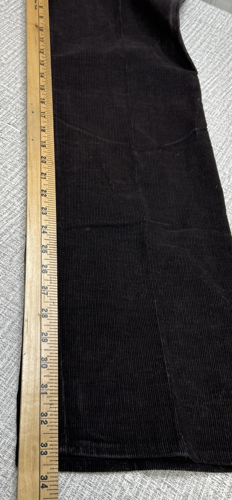 Vintage USA Deadstock Lee Corduroy Pants Misses 16 Union Made Brown New Cowgirl