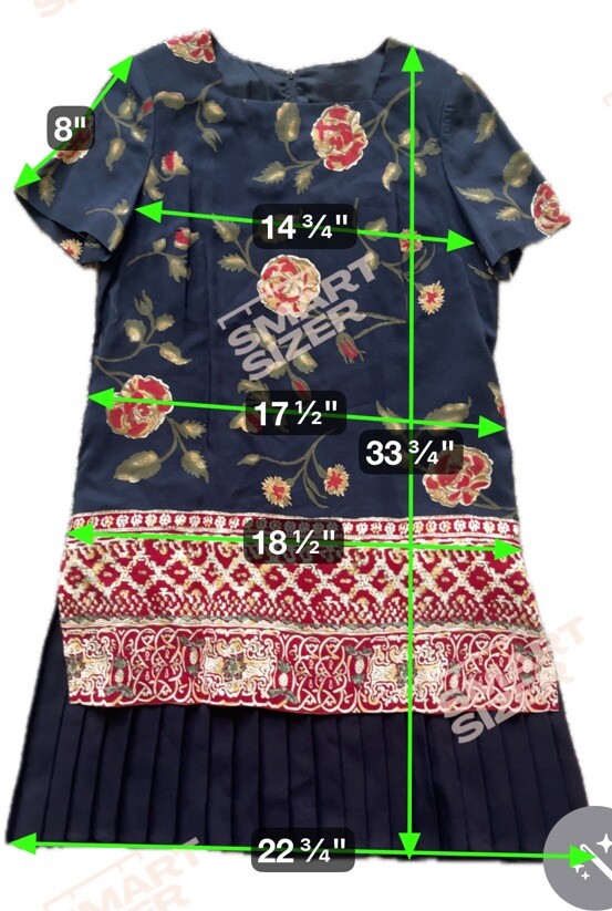 VTG 1980s Positive Attitude Women’s 12 Flapper Style Rayon Dress Boho Overlay