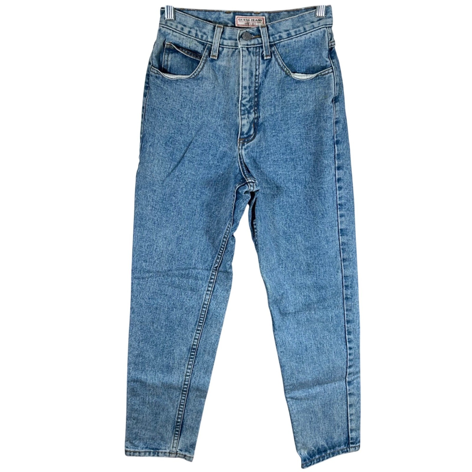 Vintage Guess Jeans Georges Marciano 1050 SH Light Wash High Rise Tapered 28
