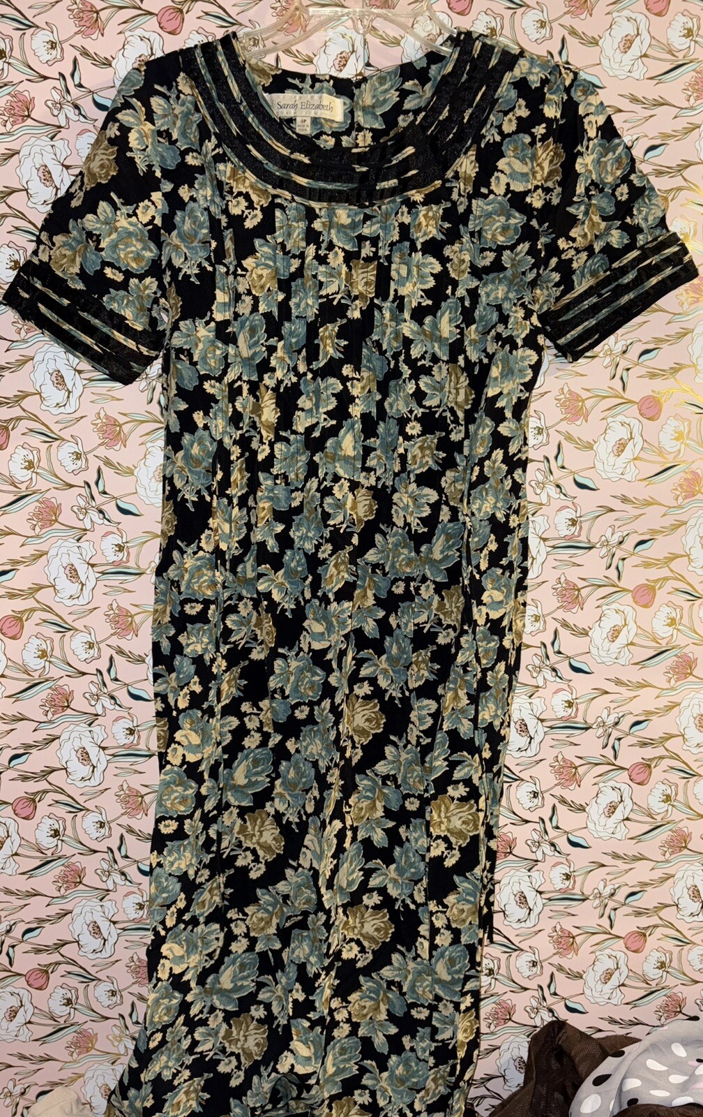 Vintage Floral Cottagecore Sarah Elizabeth Dress| Size 4 Petite