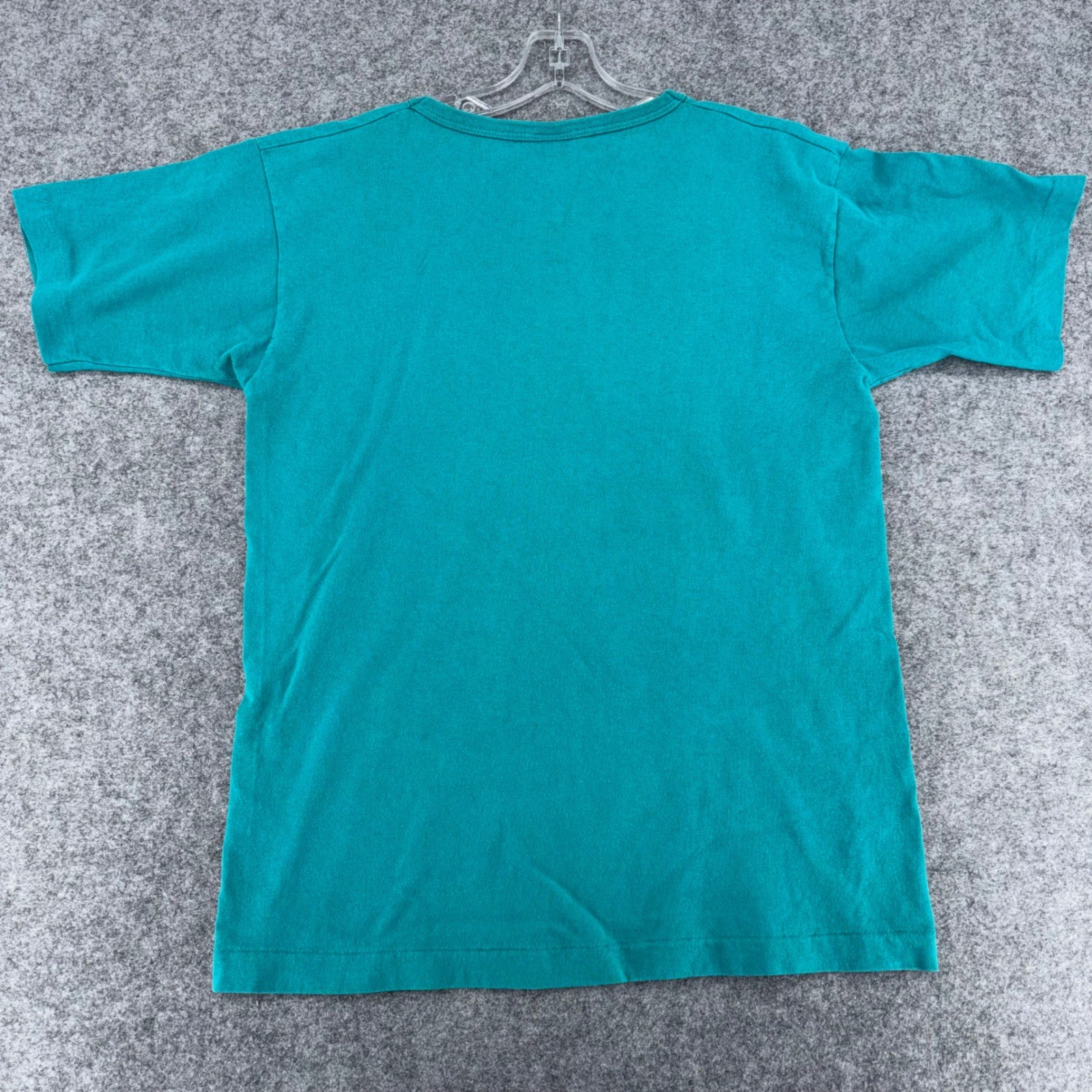 Vintage Fruit of the Loom Casualwear Teal Green T-Shirt Made in USA Women Medium