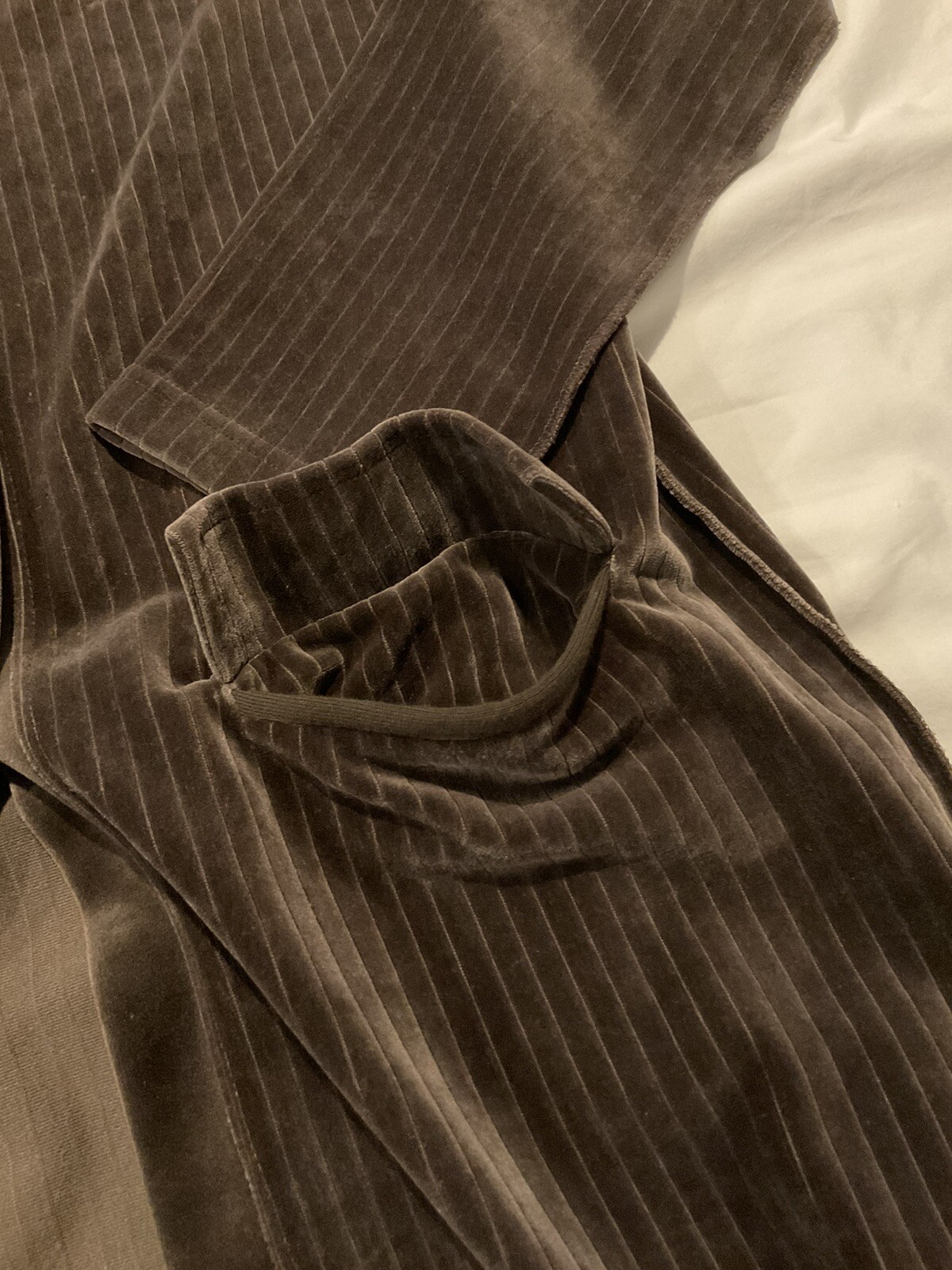 Vintage Sonia Rykiel Paris Cardigan Jacket M Velvet Brown Long France