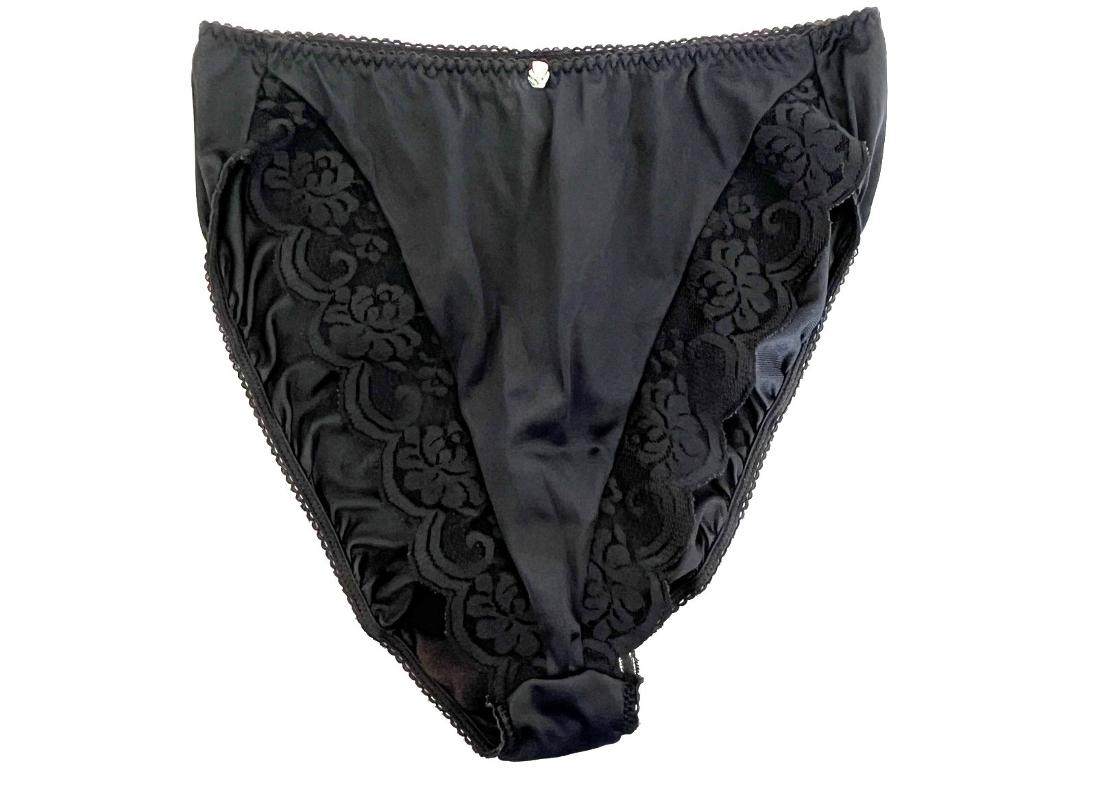 Vintage Maidenform Chantilly Hi-Cut Panty Lace Trim NWOT Sz 7 NOS 40748