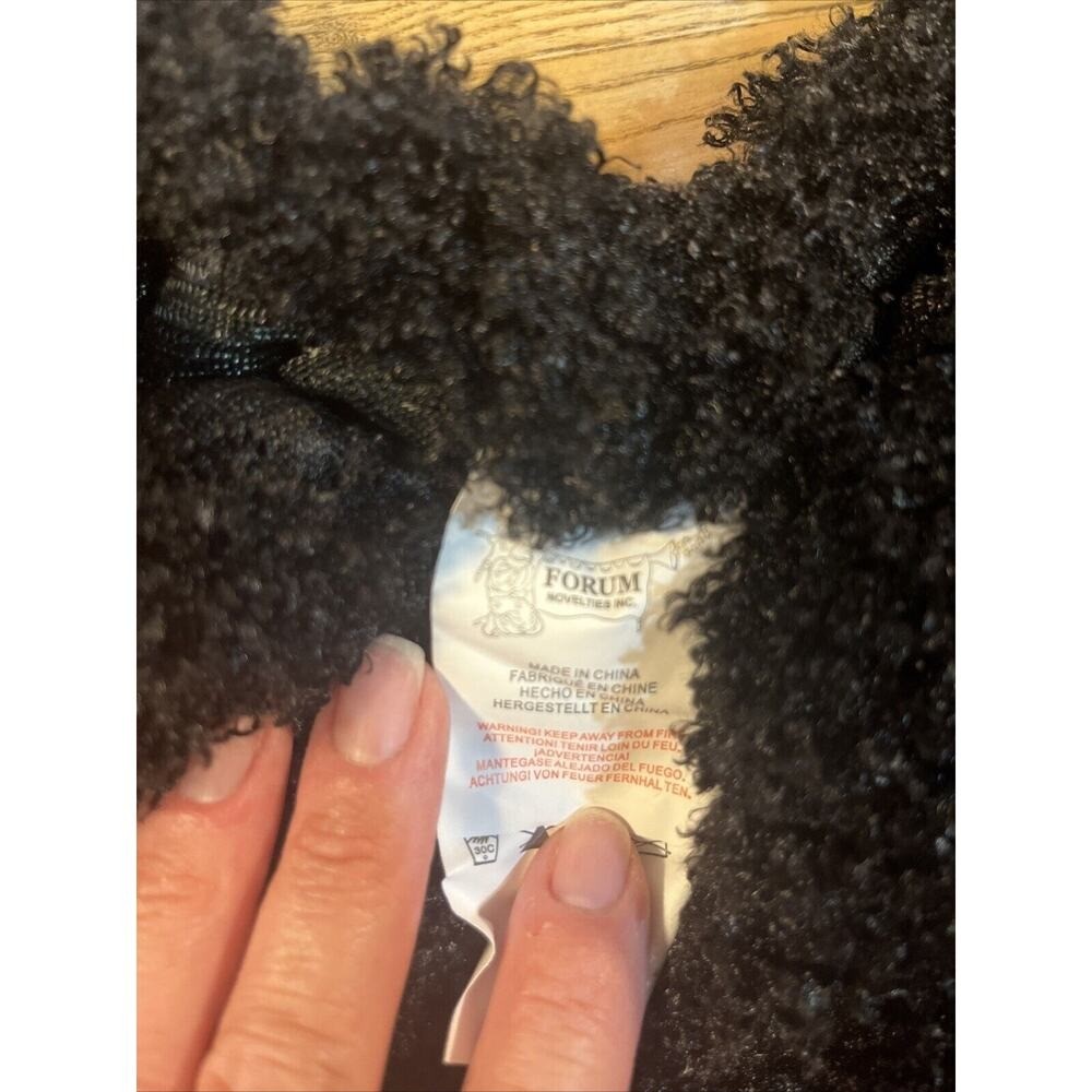 Forum Novelties Women’s Poodle 50’s Sock Hop Black Costume Sweater (Top Only)