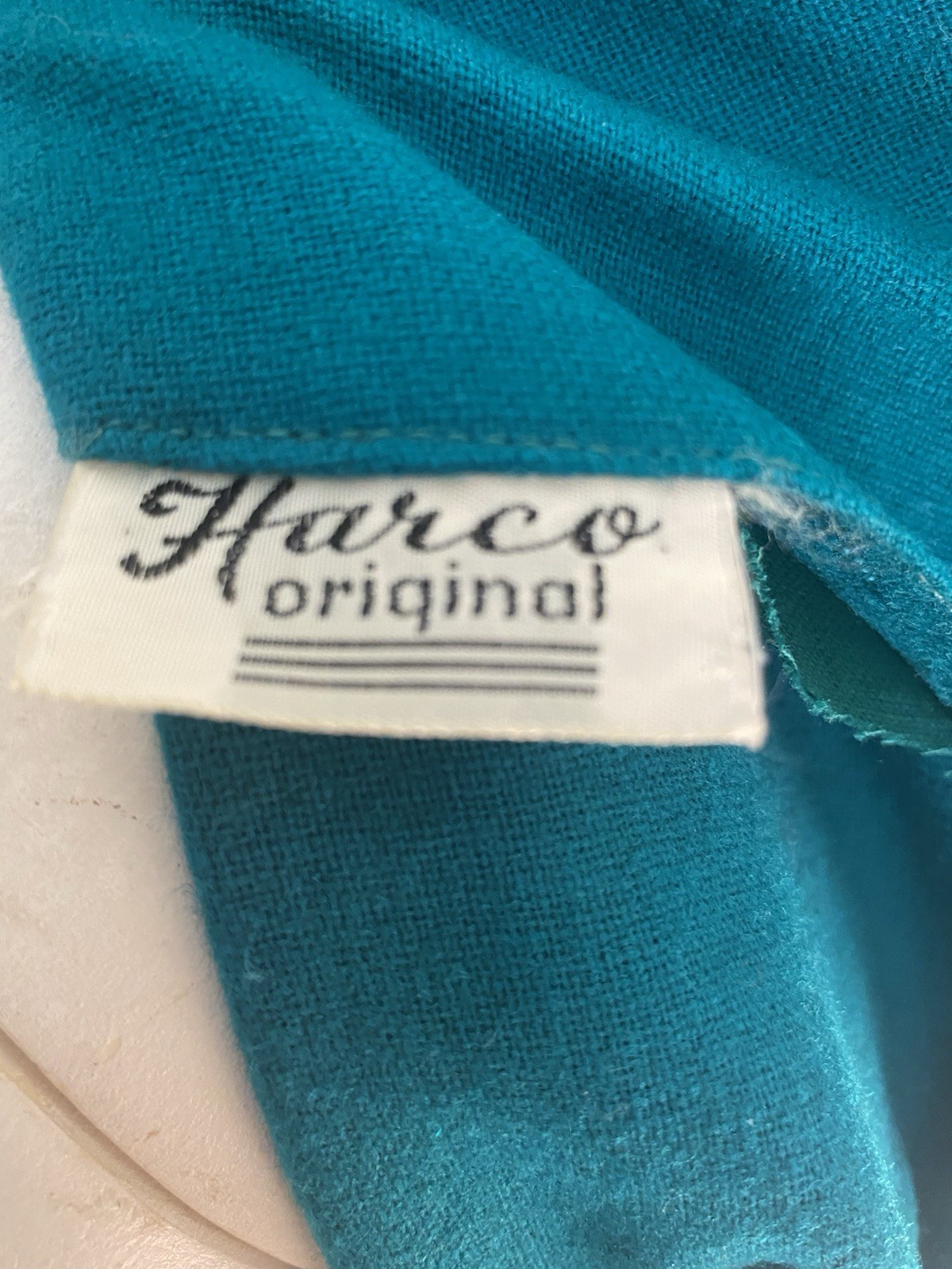 Blue Green Wool 1959’s Dress Harco Original Ladies S/M