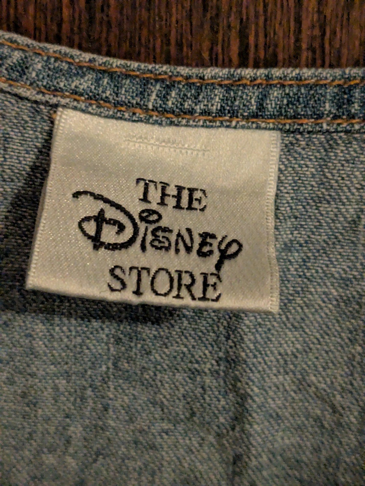Vintage Winnie The Pooh XL/1x Button Up Denim Dress