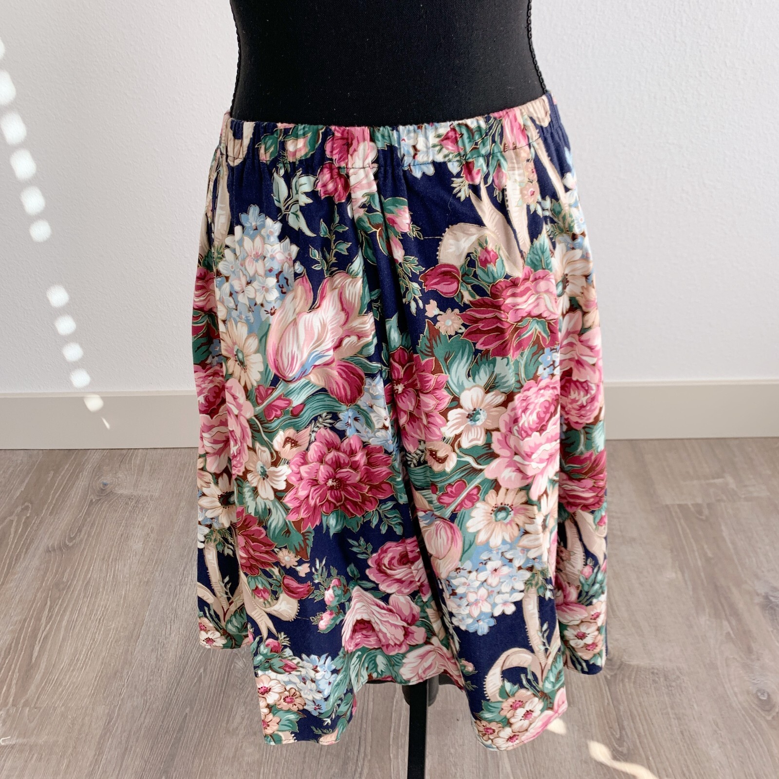 Vintage Scott McClintock Cottagecore Boho Skirt Shirt Outfit Set Size 8