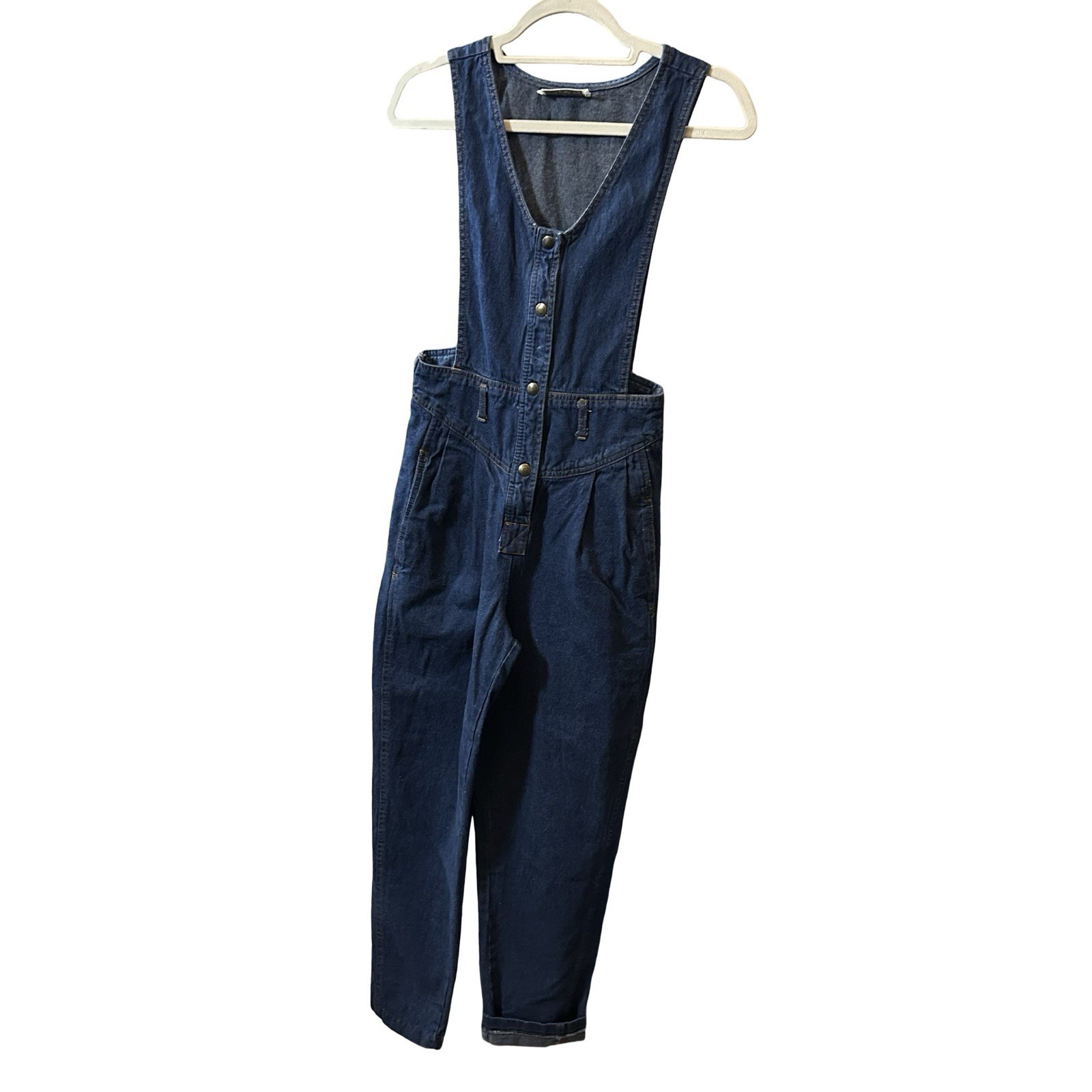 80s Ideas Vintage Denim Overalls | Boho Snap Front | USA Made