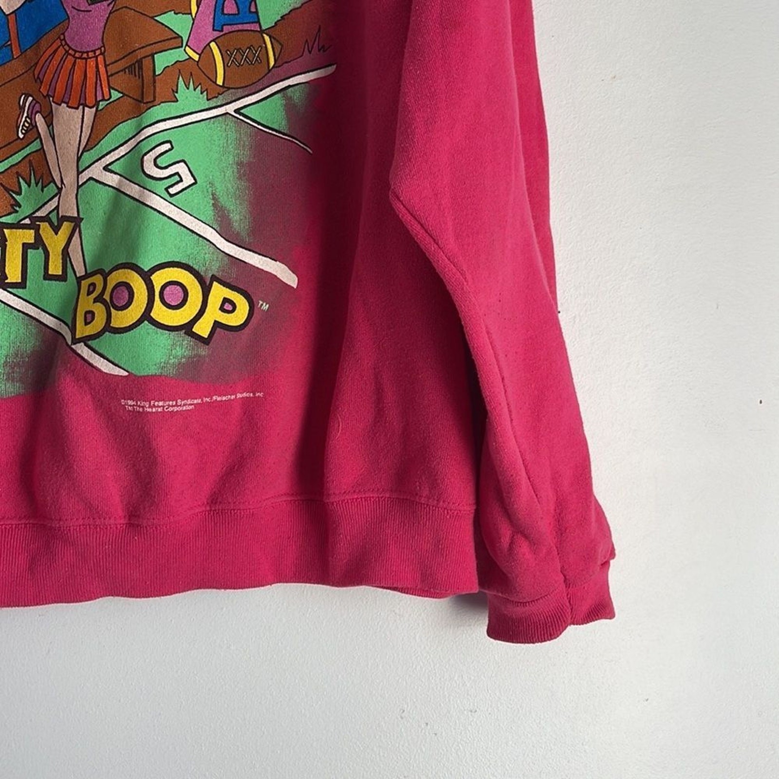 Vintage 1994 Tultex Betty Boop graphic crewneck pullover sweatshirt sz XL