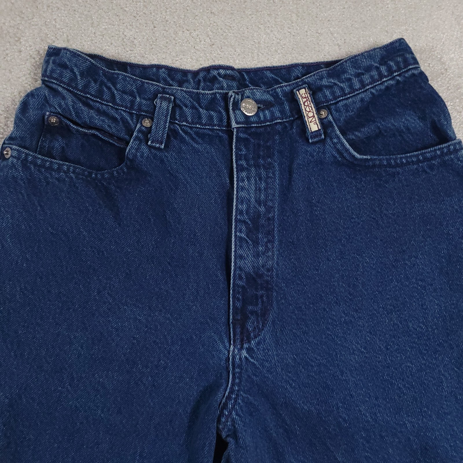 Vintage Sasson Jeans Blue High Waist Tapered Leg Women’s 11/12 28X29 USA Made