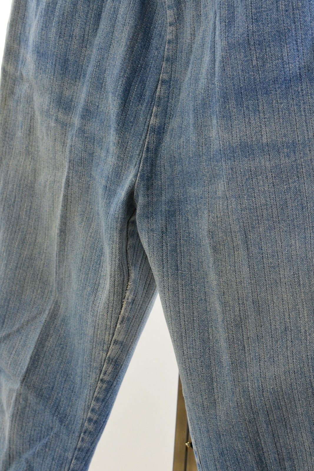 80s Vintage Women Denim Jeans Size 8 High Waist Side Closure Zip Tapered Leg