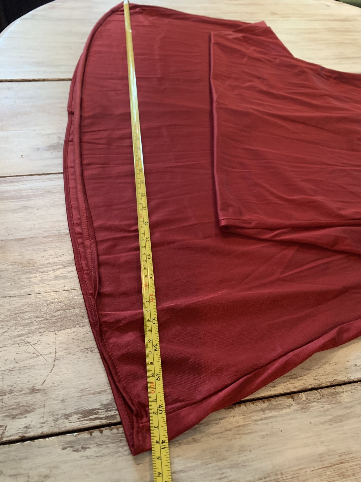 Vtg Nylon Lace Triple Strap Cross Back Maxi Nightgown Merlot Petra Fashions Sz S