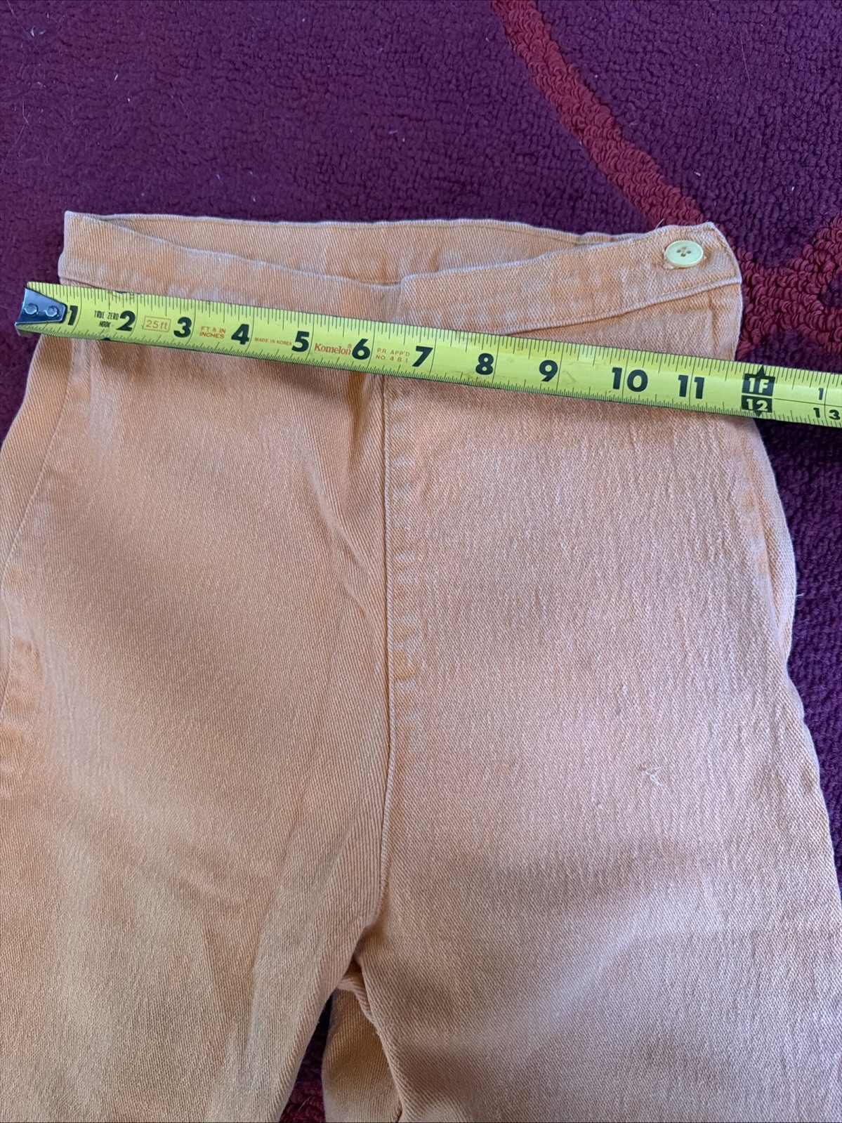 Rare Vintage JouJou Orange Denim Slim Jeans Women’s Small