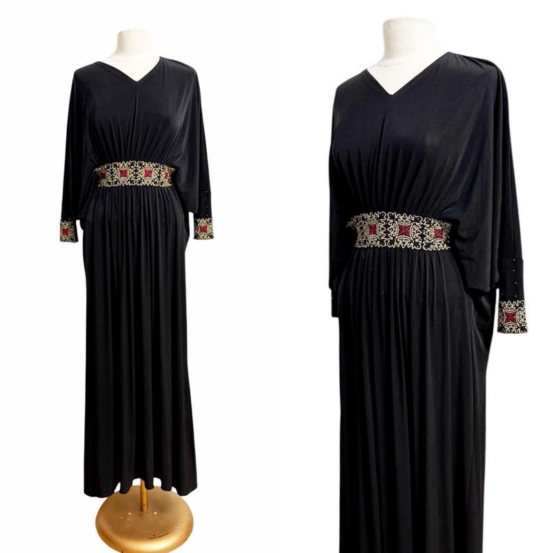 1970s Caftan / Vintage Caftan / Studio 54 Dress / Disco Dress / One Size