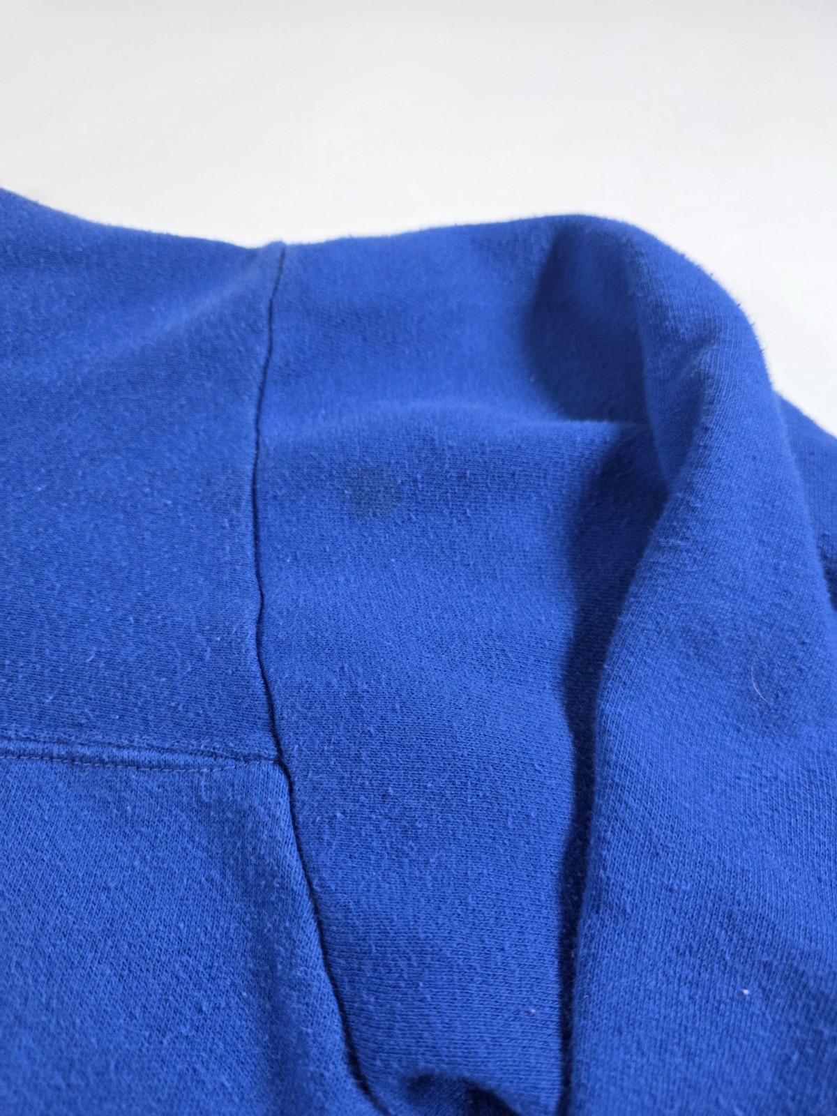 Vintage 70s 80s Billy Bobs Texas Fort Worth Blue White Pullover Sweater Small