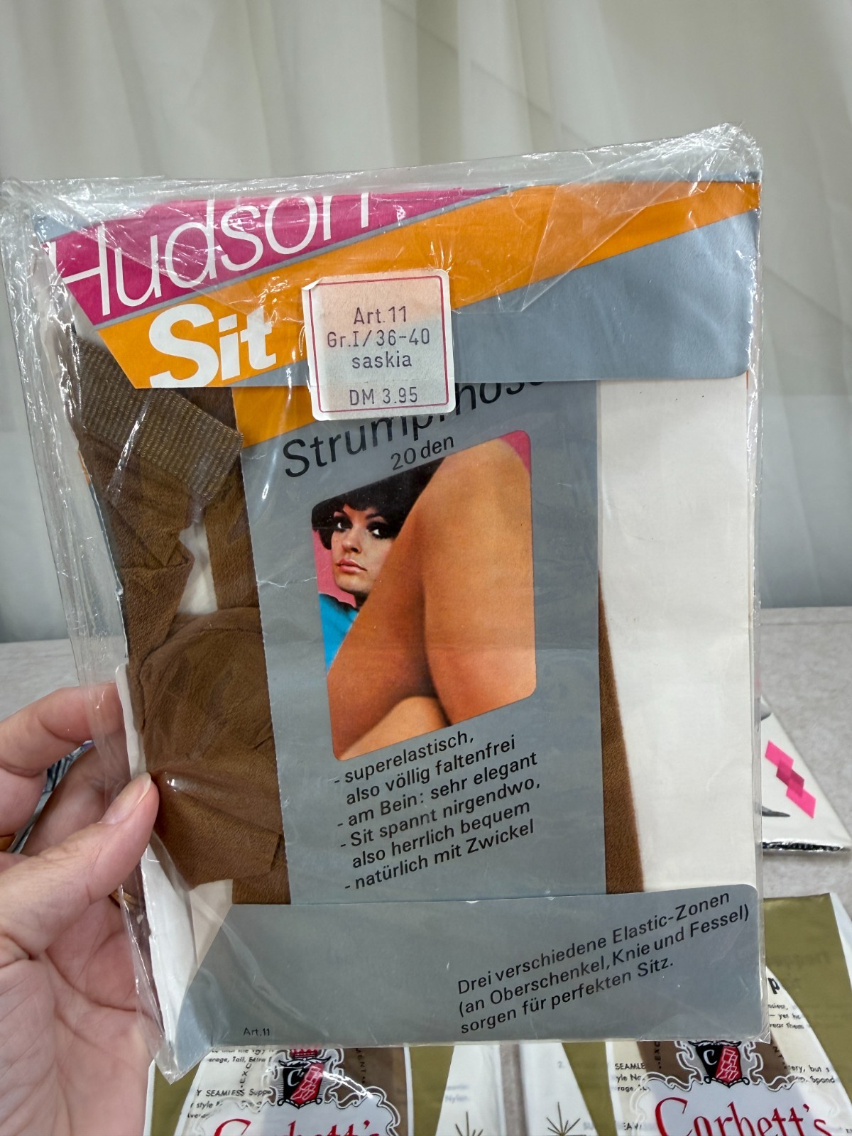 12 Pc Vintage Nylon Stockings Hosiery Lot NOS Sears Corbett Bonnie Doon Powers