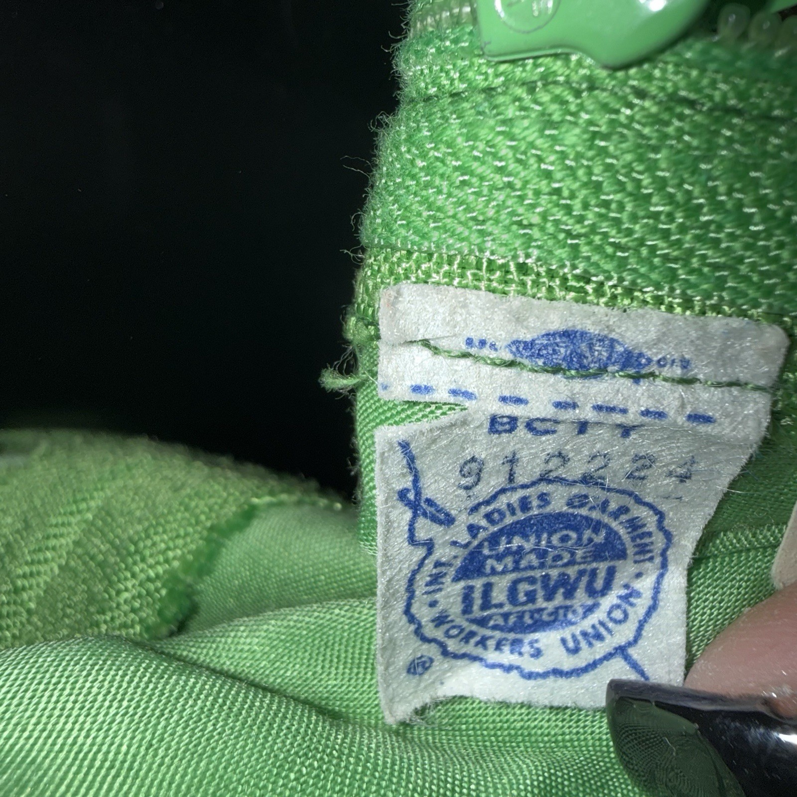 Vintage 1960s House Of Brunel Princess Dress Lime Green Linen ILGWU Mod MCM✅desc