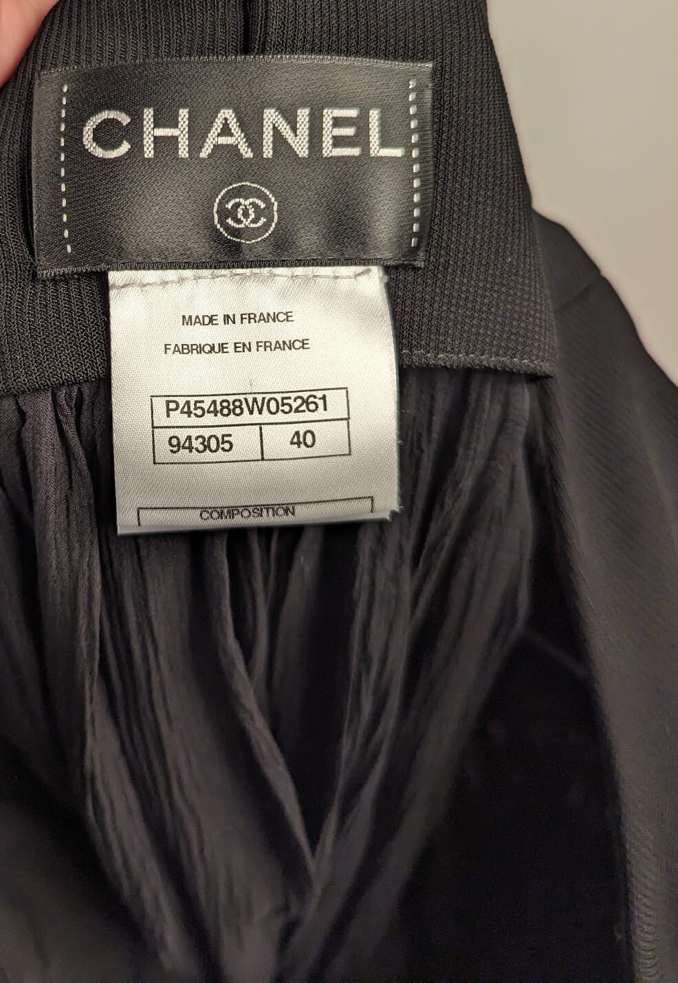VINTAGE CHANEL SILK JERSEY + SILK CHIFFON SHORT JUMPSUIT W SHEER WATTEAU REAR