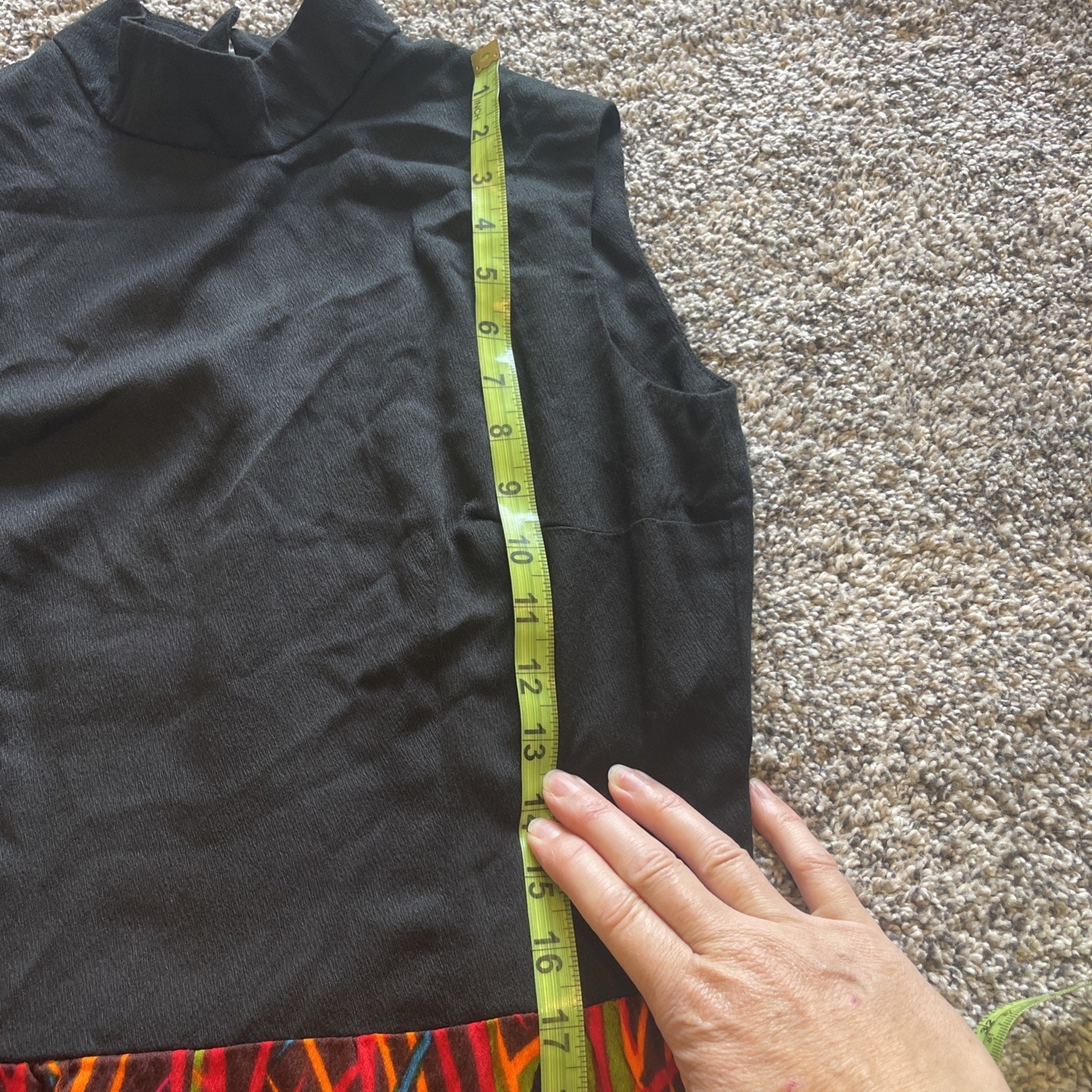 Vintage 60’s-70’s Handmade Sleeveless Maxi Dress Timeless Dress Medium Large
