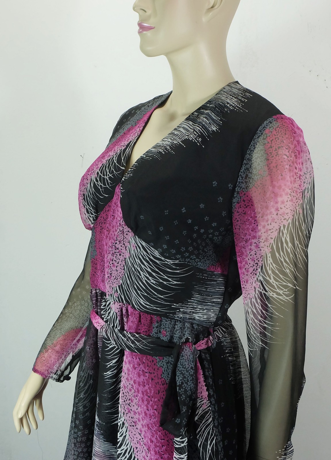 long vintage dress by vera mont size 38 tulle party dress 1970s