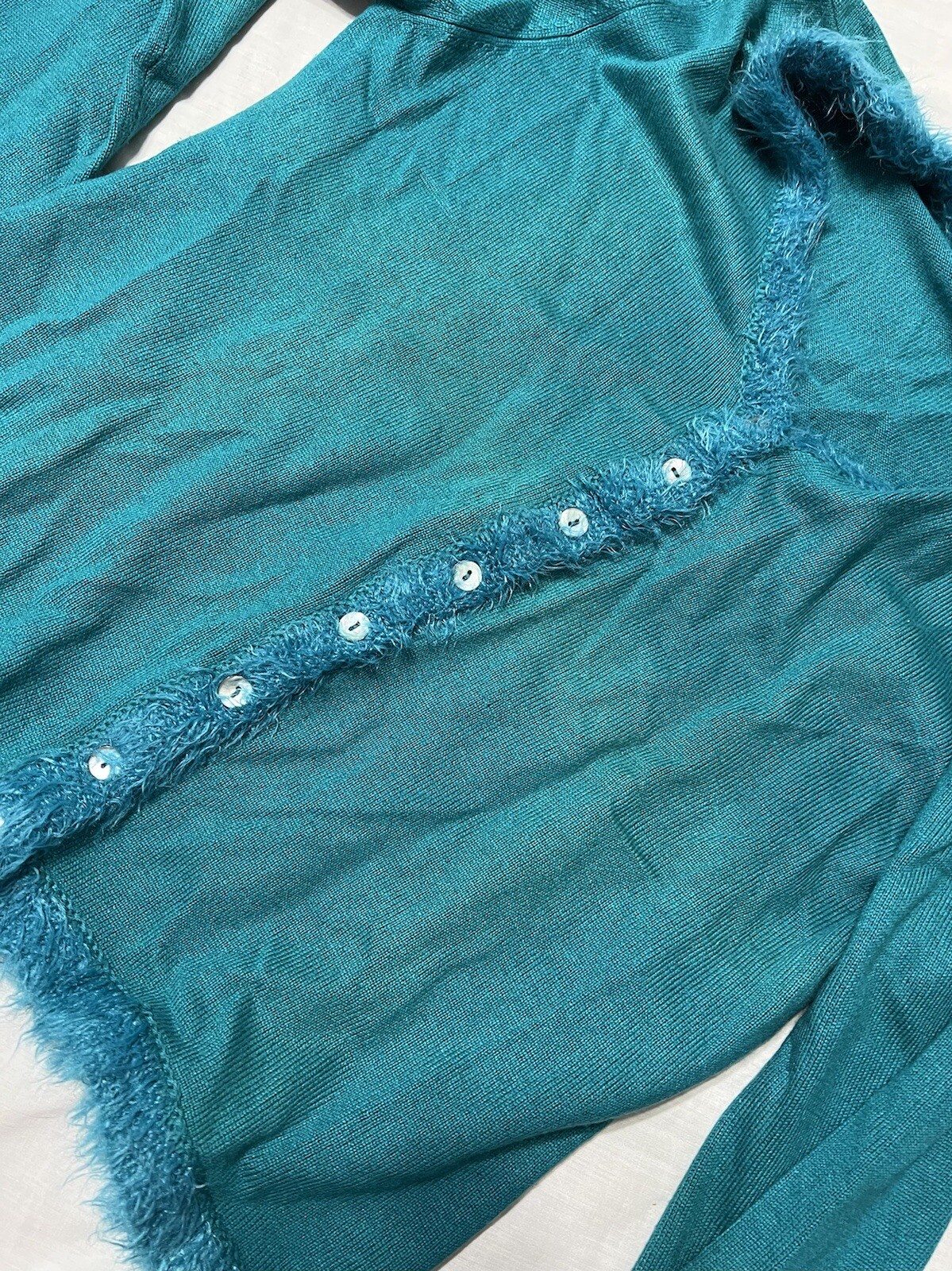 Vintage Carole Little Silk/Nylon/Cashmere Top and Sweater Womens sz L