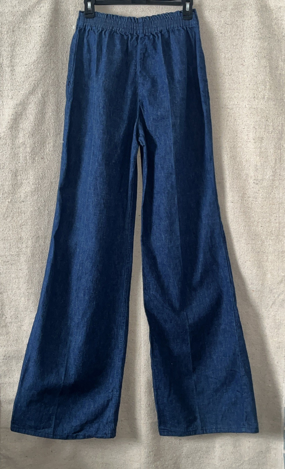 Vintage 70s Women’s Wrangler Bell Bottom Elephant Wide Leg Denim Jeans NWT 30×35