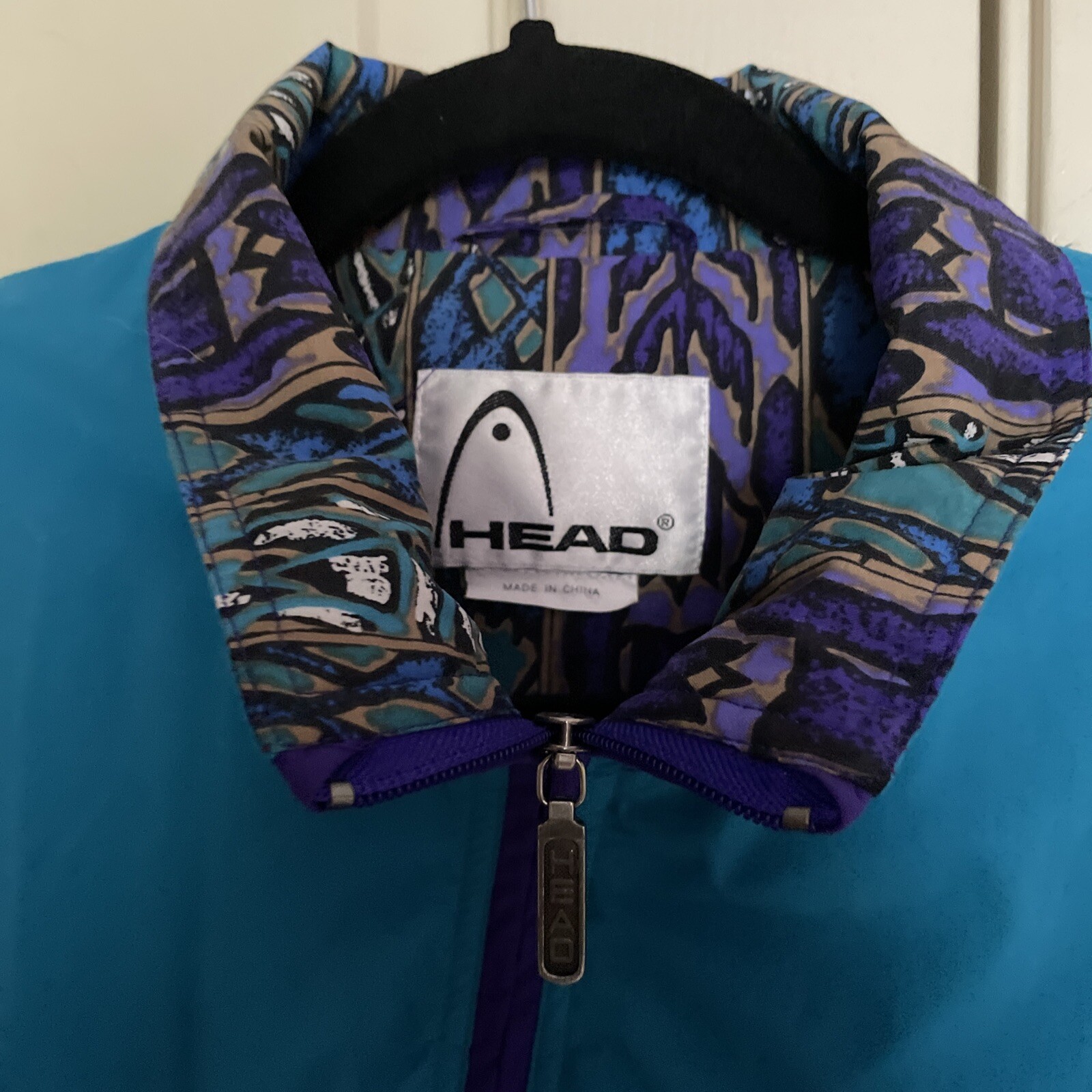 1980’s Head Sportwear Women Purple Sport Suit Track Tennis Warmup Vintage Lrg