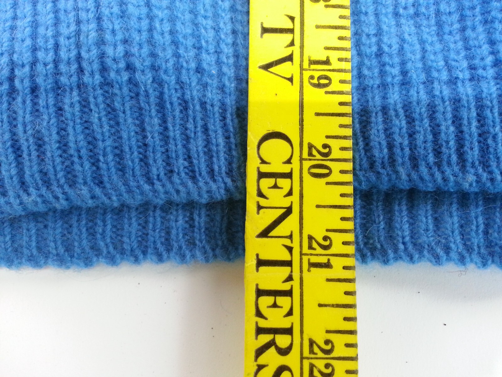 Vtg 1970’s Cunalam 100% Wool Blue Original Bag Select Sportswear Sweater