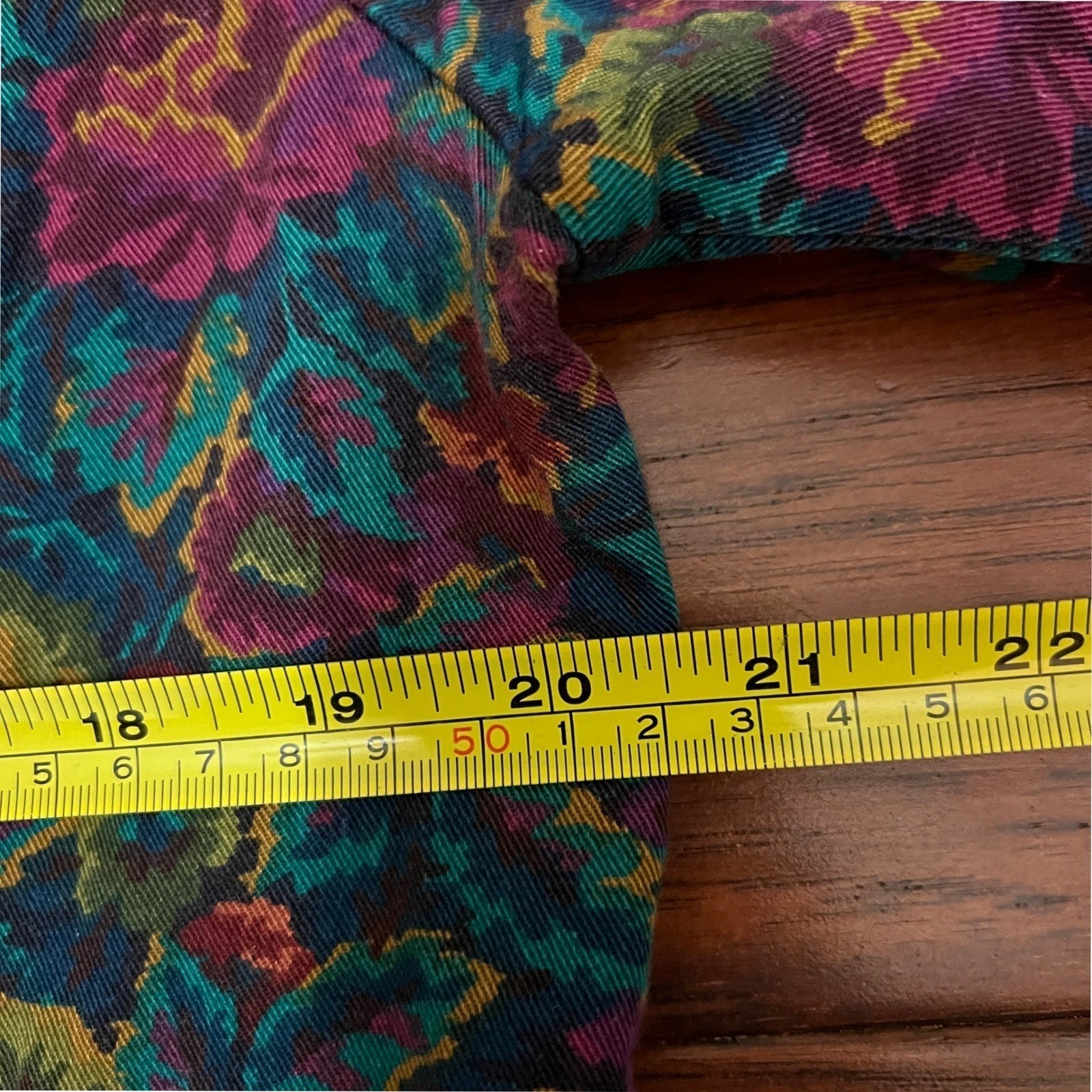 Vtg Floral Tapestry Style Blazer Jacket Small Cottagecore Dark Academia Romantic