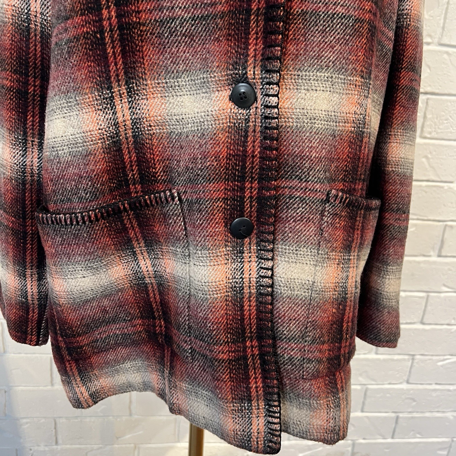 Vintage 90s Arizona Flannel Plaid Women’s Jacket Womens M L