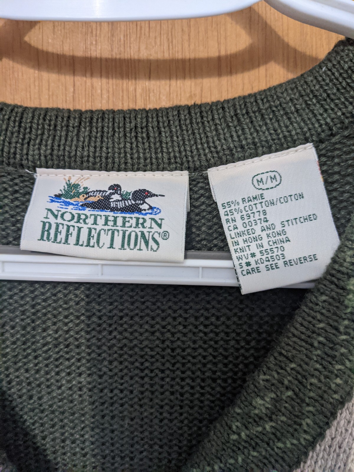 Vintage Northern Reflections Sweater Vest Owls Squirrels Mushrooms Size M