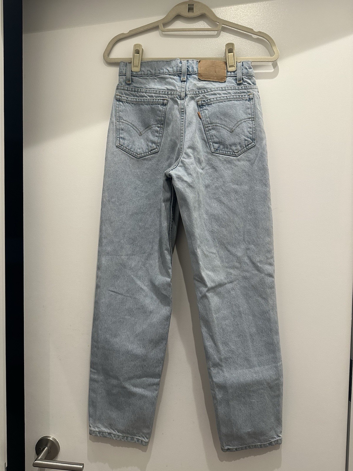 Levi’s 550 Student Fit Orange Tab Denim Jeans Vintage 90s 29x30in