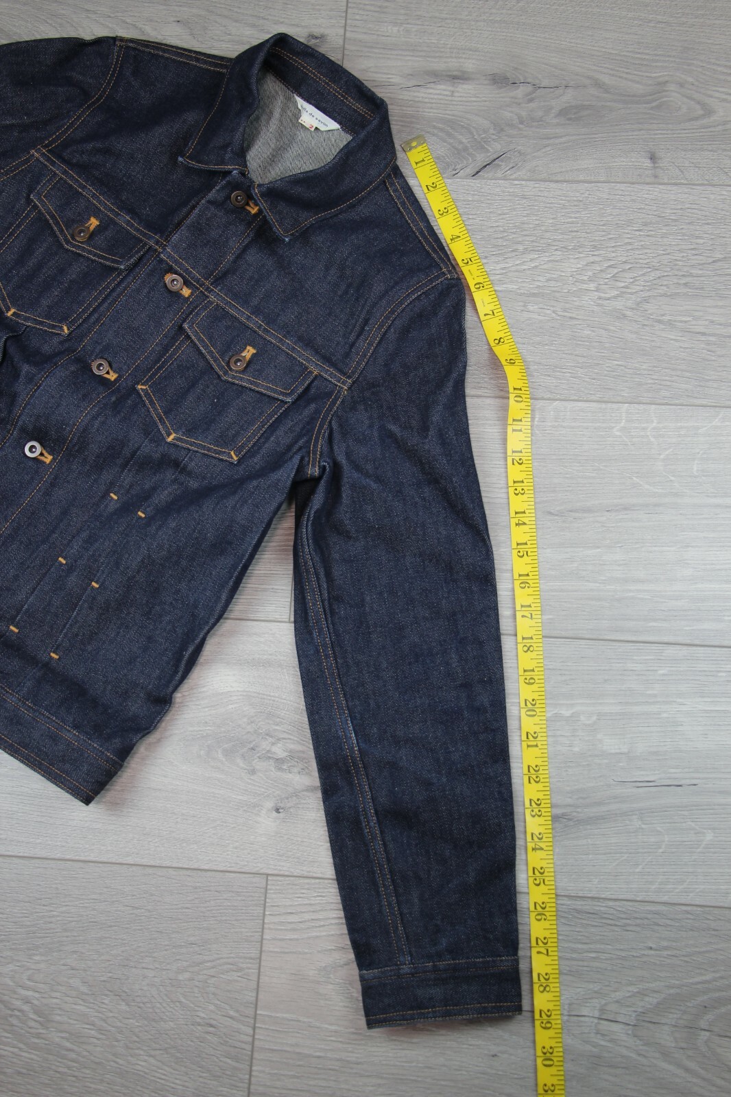 Bulle de Savon womens Jeans navy blue Japan Denim JACKET Size M
