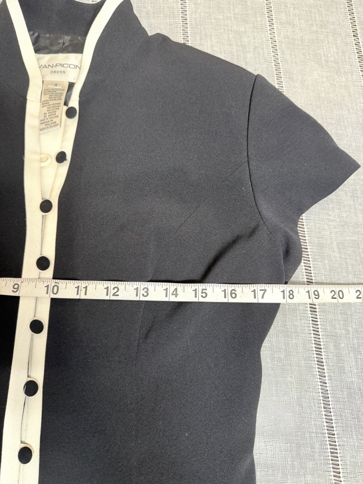Vintage Women’s Evan Picone Button Down Sheath Dress Size 4