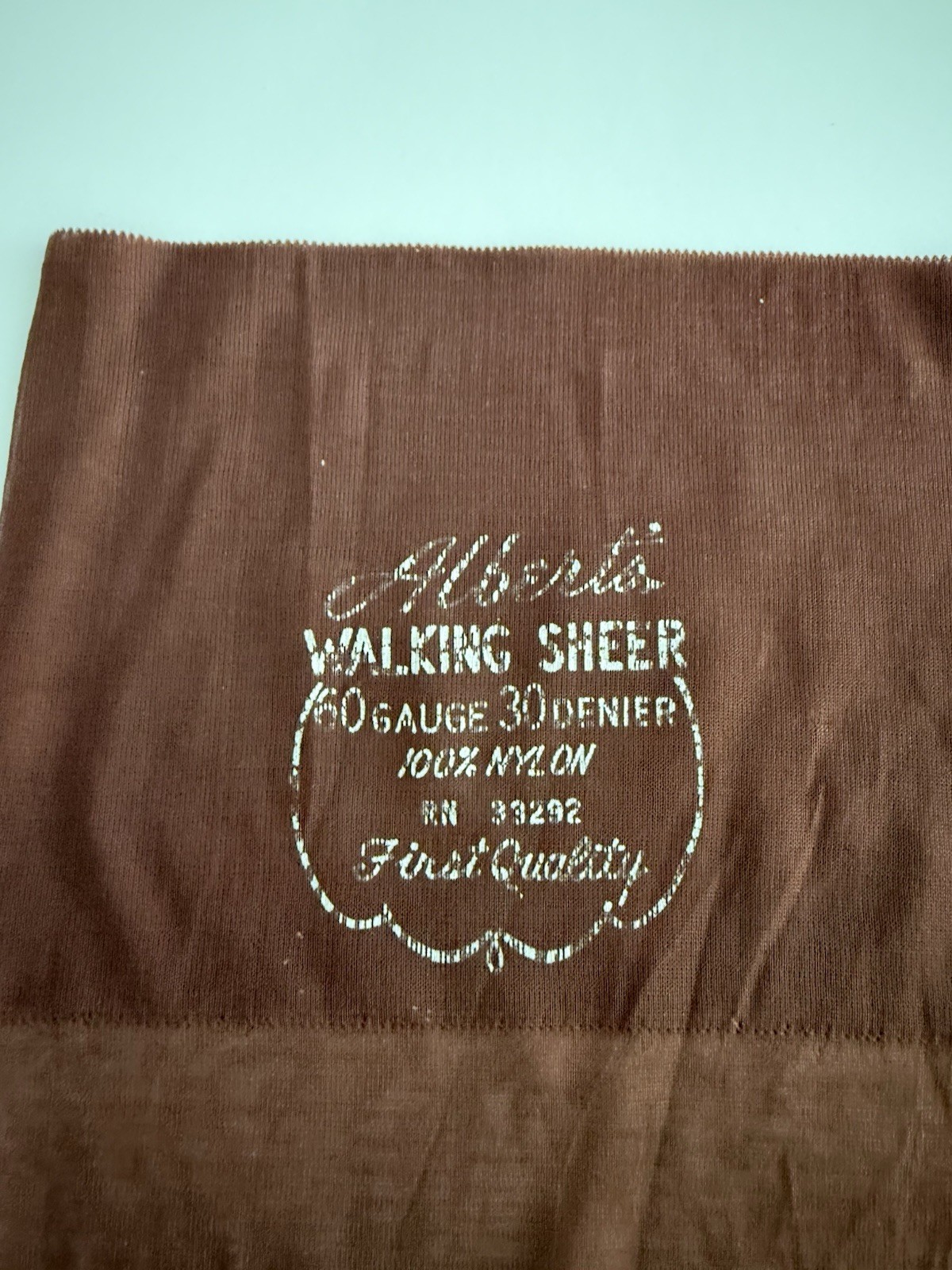 Vintage Albert’s Walking Sheer Seamed Flat Knit Stockings 33 1/2 Inches Long