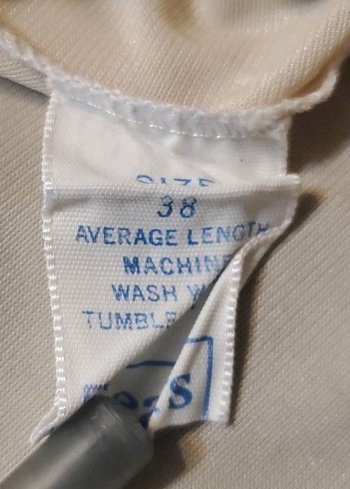 VTG Sears The Doesnt Slip Nylon Anti Cling Beige Full Slip Lace Trim Women Sz 38