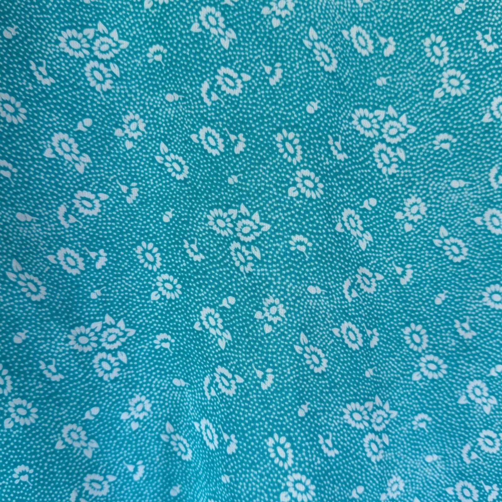 Vintage 80s Midi Dress Carriage Court Aqua Prairie Lace Collar Cottagecore S/M