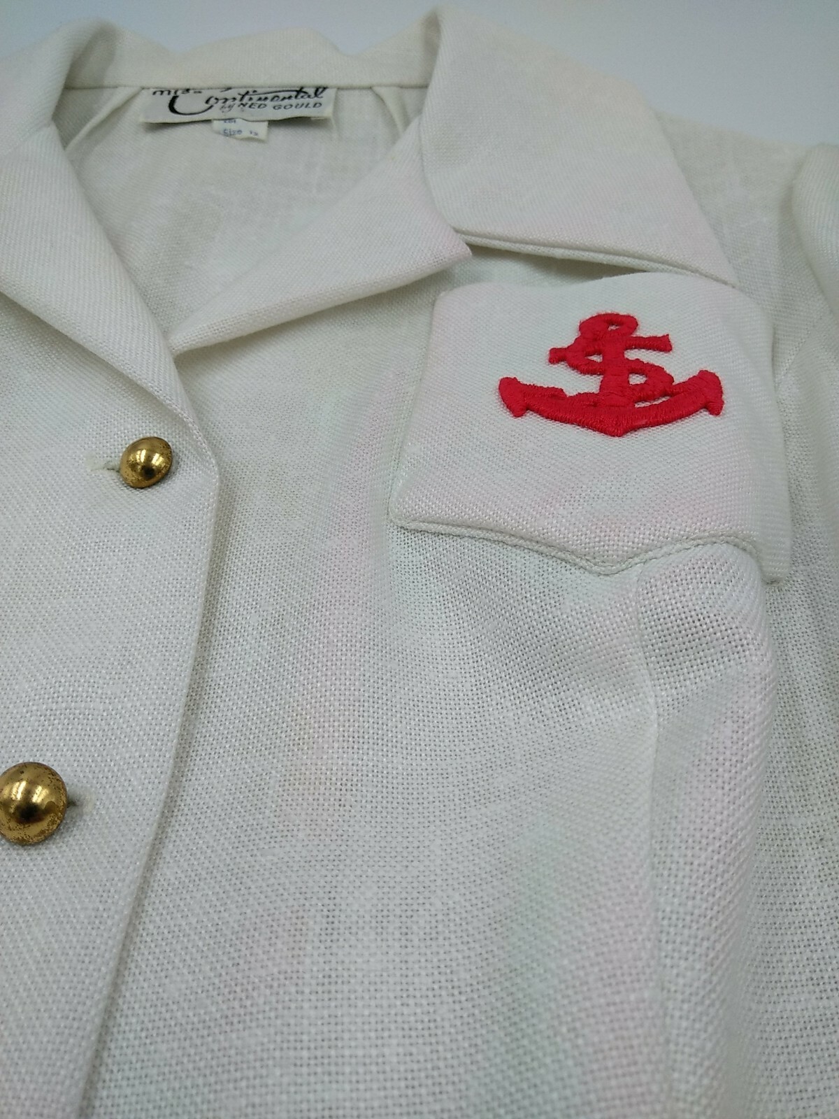 Miss Continental by Ned Gould Vintage Sailor Dress Size 12 – Costume