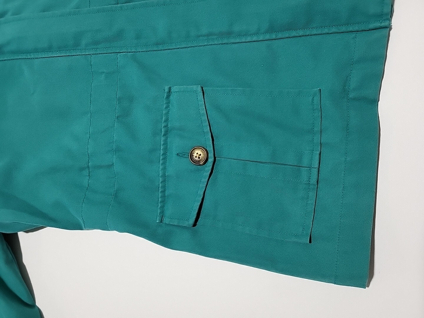 Vintage Orvis Jacket Women’s Medium Green Full Zip Polycot 80’s Casual Outdoors