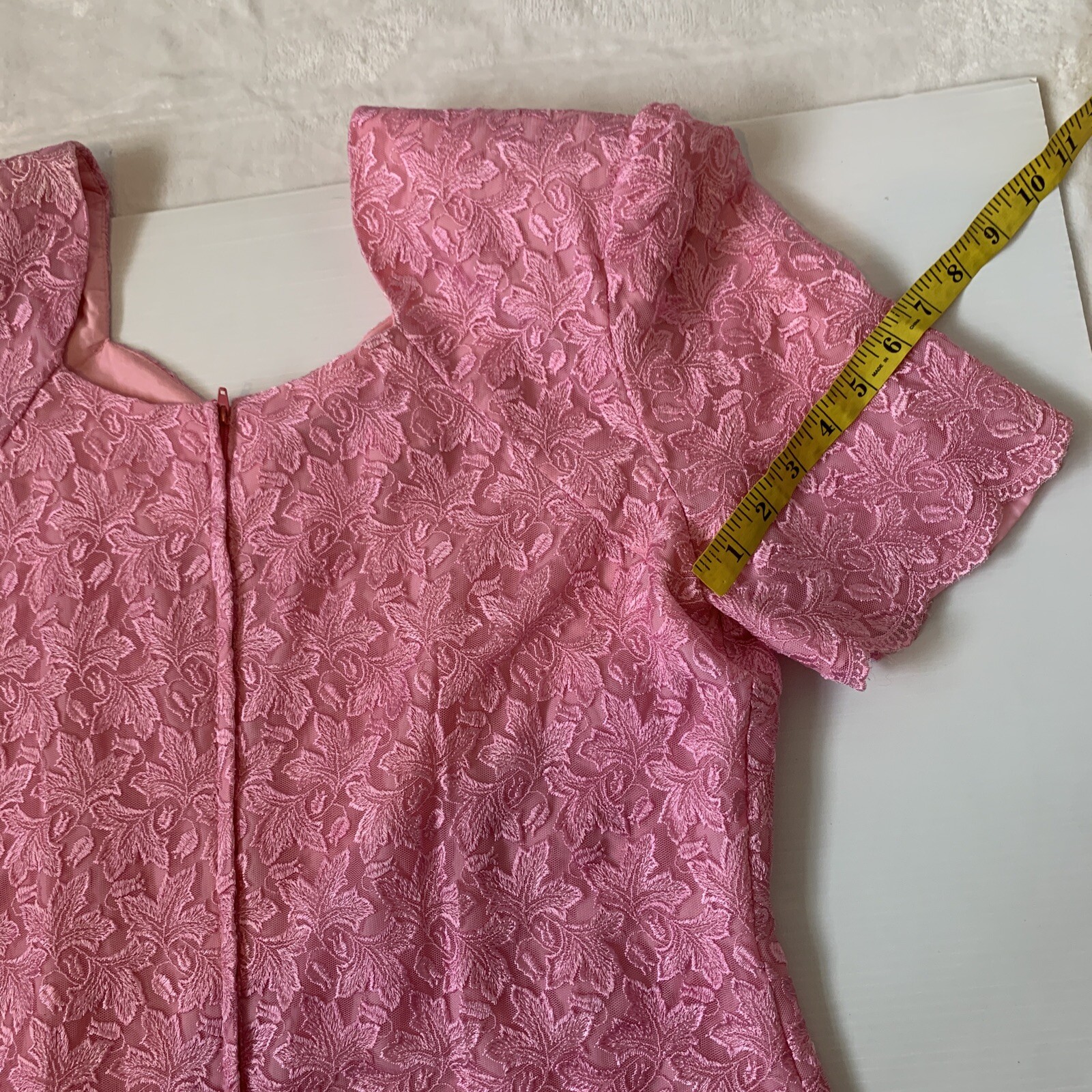 Ricki Renee Dress Women’s Size 18 Vintage Bust 100cm Pink Lace