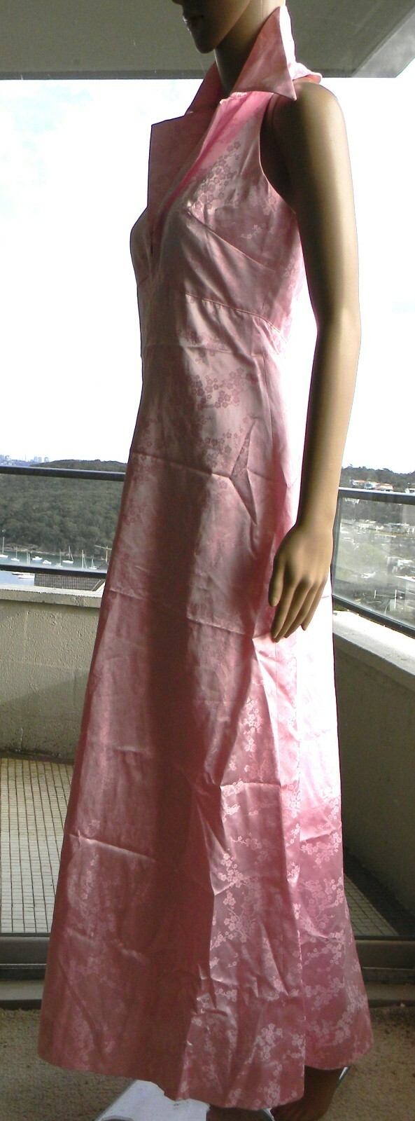 VINTAGE Ice Princess Glamour 1960s-70s Original Couture Bombshell Retro Dress
