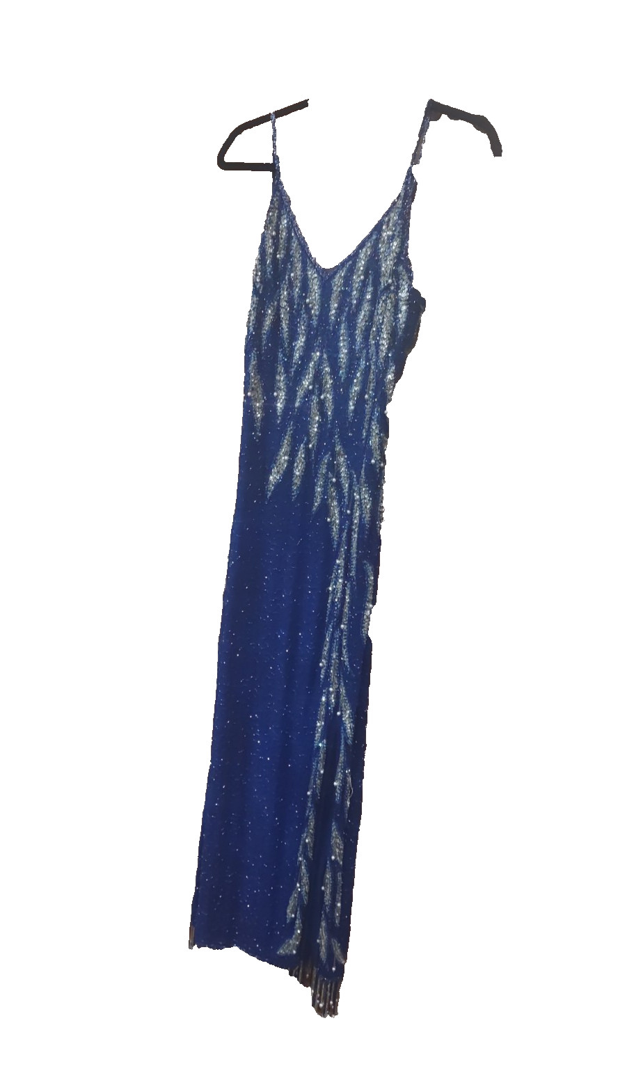 VTG 1980’s 1990’s S & N Fashions Silk Beaded and Sequin cocktail Dress Small