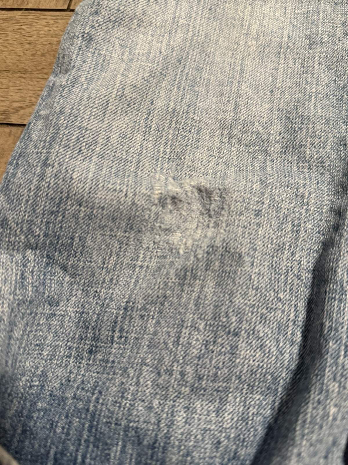 Vintage Y2K Baby Phat Woman Size 3 Blue Straight Leg Cuffed Capri Jeans Denim