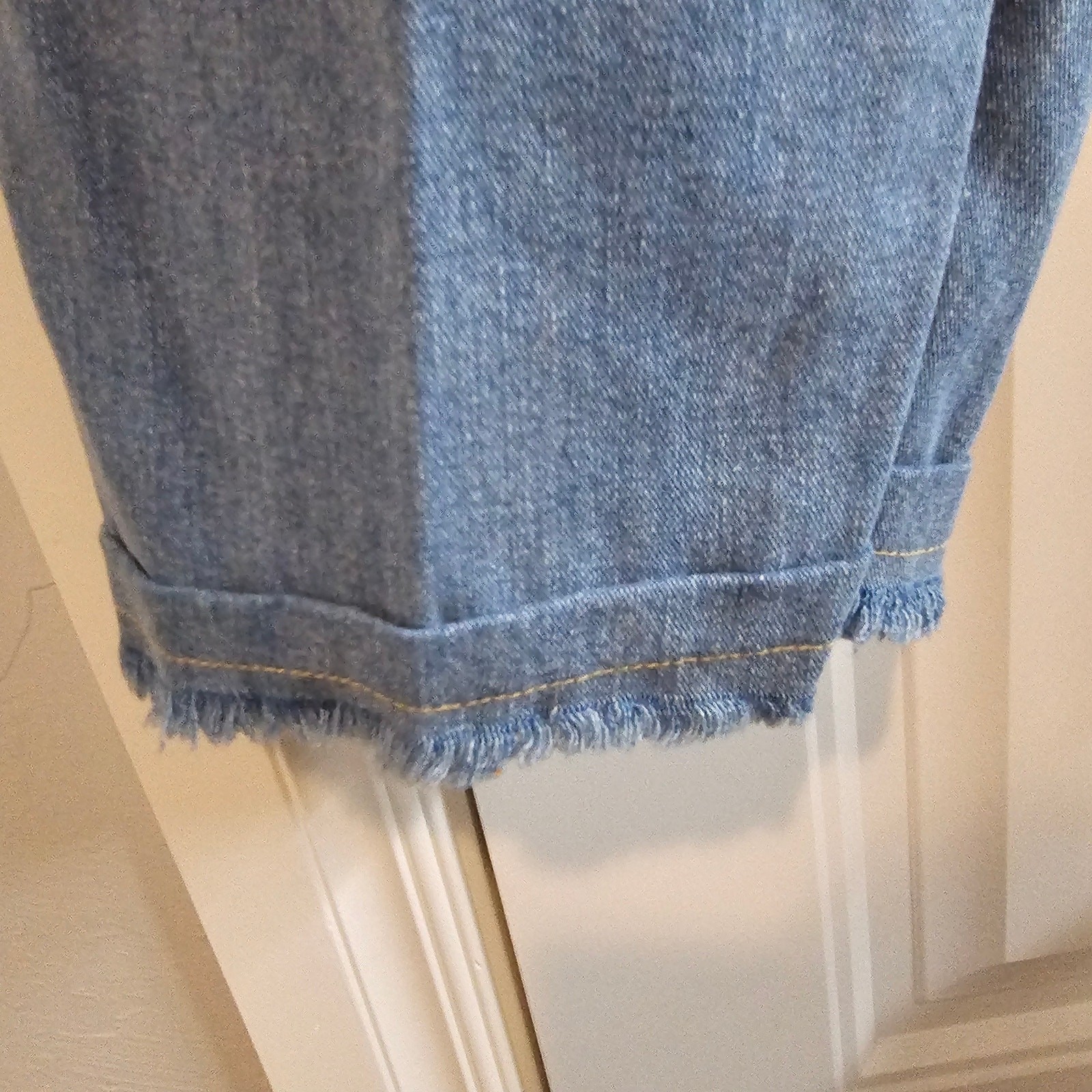 Democracy Vintage Beaded Jeans Women Size 14 Blue Y2K Cottage Boho Western Indie