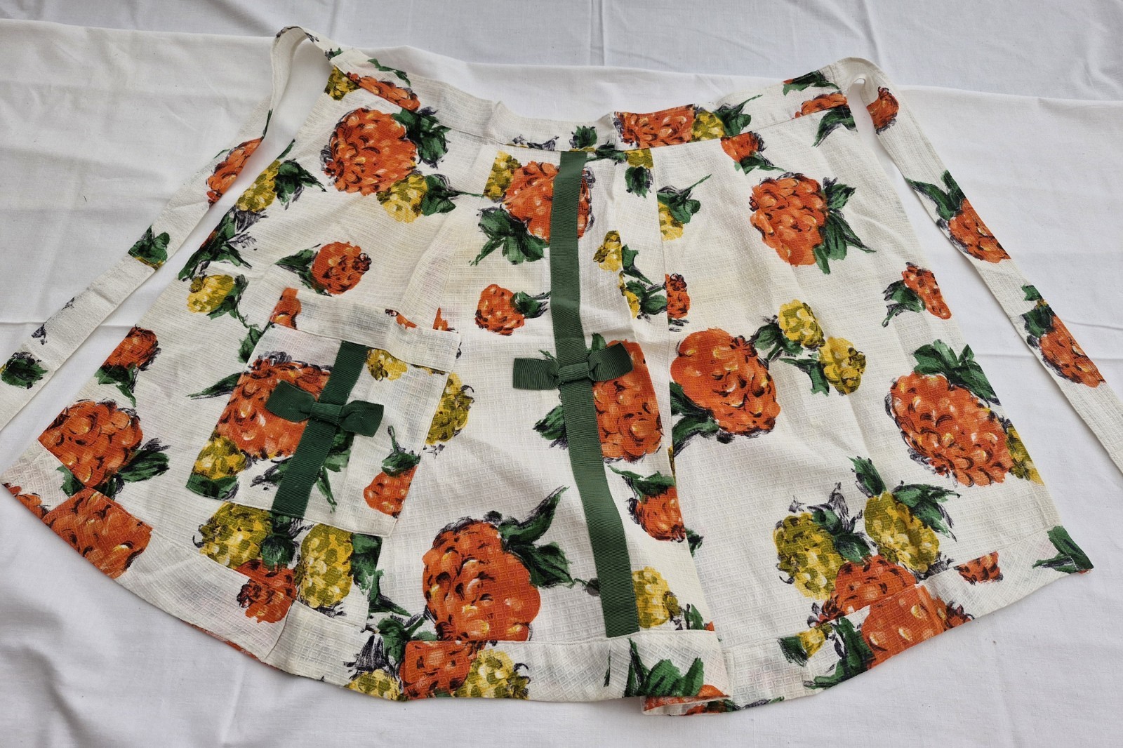 6 x Vintage Half Aprons Bundle | 60s 70s | Cotton Floral Retro